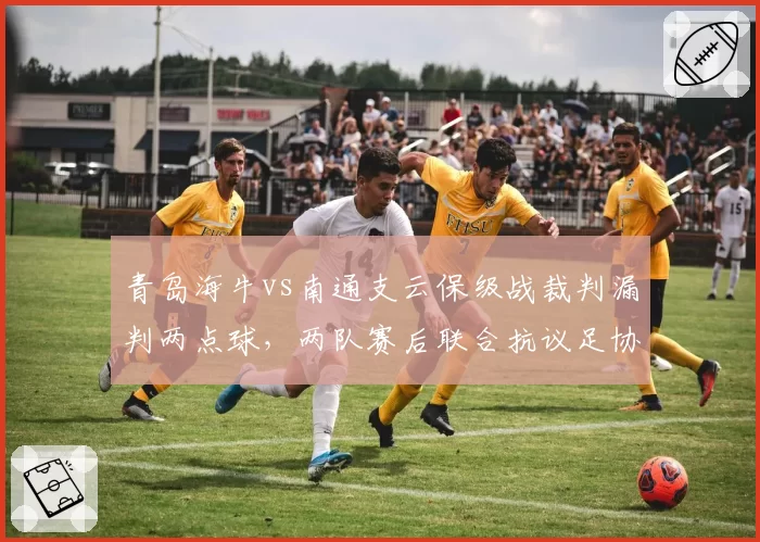 青岛海牛vs南通支云保级战裁判漏判两点球,两队赛后联合抗议足协不作为